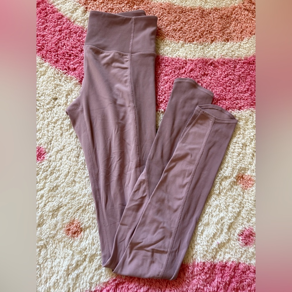 Athleta Mauve High-Waisted Leggings size S